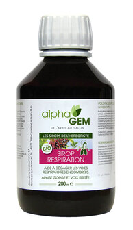 Alphagem Siroop luchtwegen ademhaling gemmo therapie