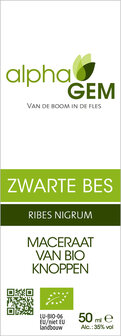 Alphagem Zwarte Bes gemmo therapie