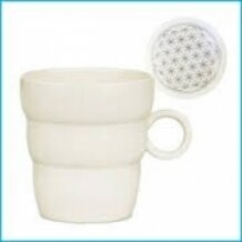 Koffie en thee mok Shinno - Bloem des Levens - Levensbloem - Flower of Life