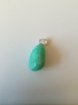 Edelsteenhanger Chrysopraas