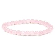 Armband rozenkwarts 8 mm