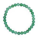 Armband aventurijn groen 6mm kogel